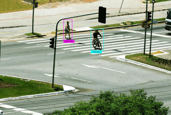 Contagem de pedestres e ciclistas